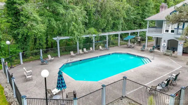 Community pool area.