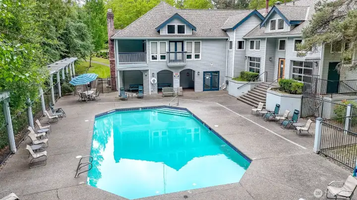 Community offers pool, indoor sauna, hot tub, game room with pool table, and much more!