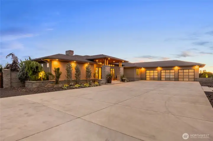 A grand arrival sets the tone for the exceptional living that awaits inside.