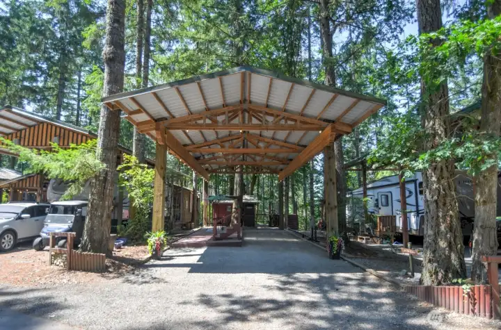 FIR 24 RV SITE WITH 2 SHEDS BACKS UP TO THE FOREST FIR 24 RV SITE WITH 2 SHEDS BACKS UP TO THE FOREST