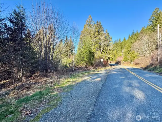 Area to park along NE Holly Dewatto Road.