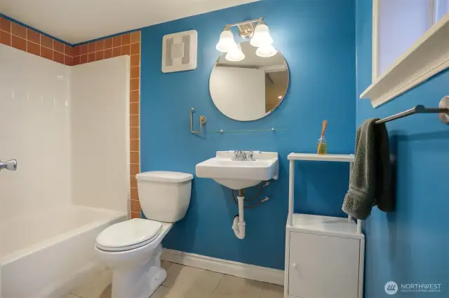 Cottage (North) home lower level full bathroom.