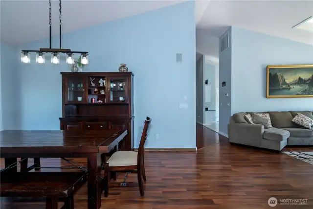 Upstairs living area