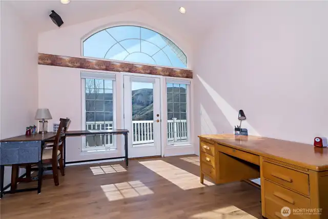 Office off of upstairs Primary Bedroom