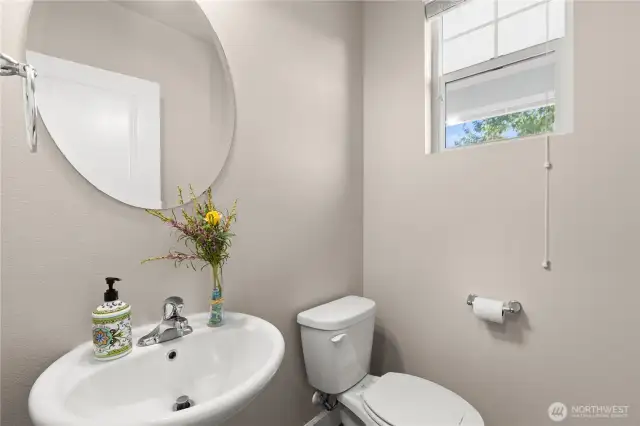 Main floor powder room