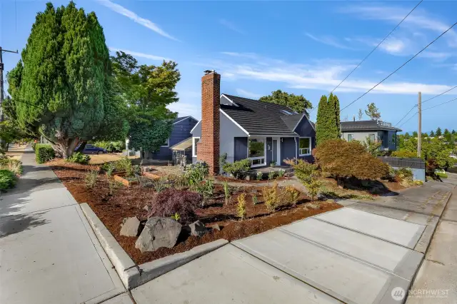 Located on street to street, corner lot. New sidewalks recently installed by city. Space for gardens or play!