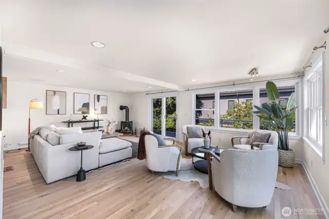 Spacious family room