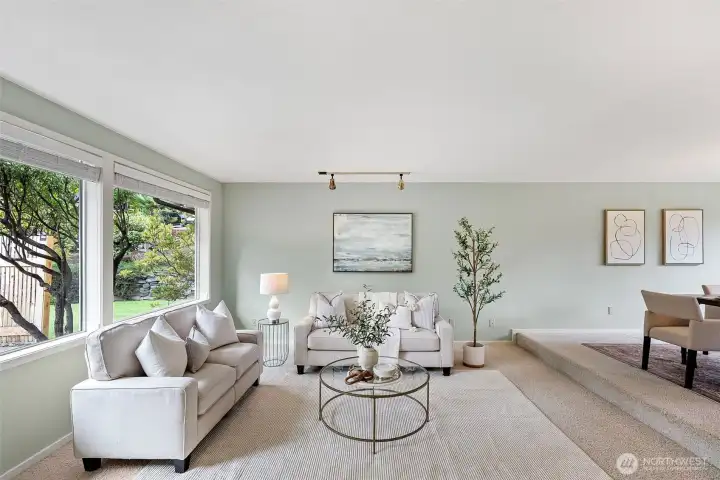 Formal living room off entrance.