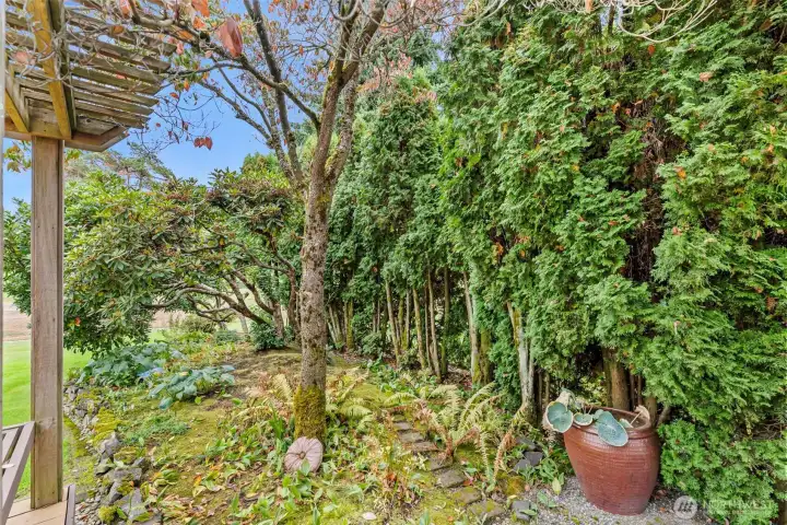Private landscape.