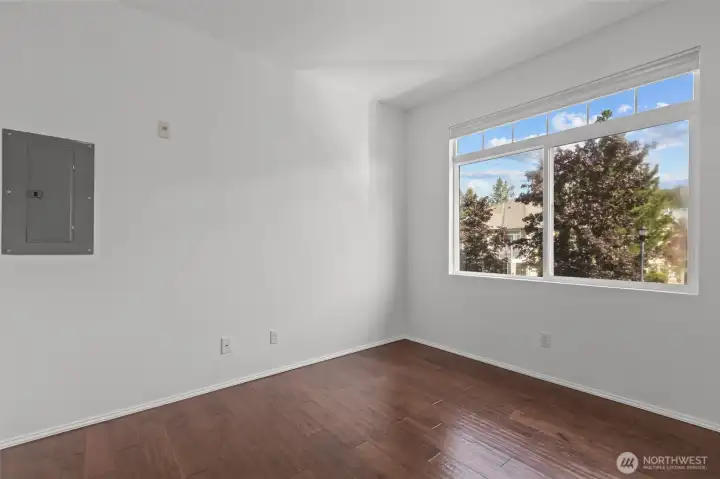 Second bedroom perfect for guest room, office, or flexible living space