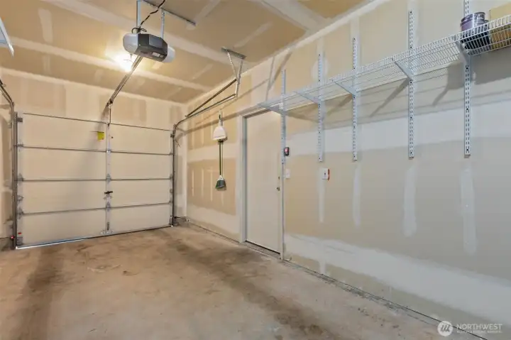 Individual garage plus off-street parking for easy access and security