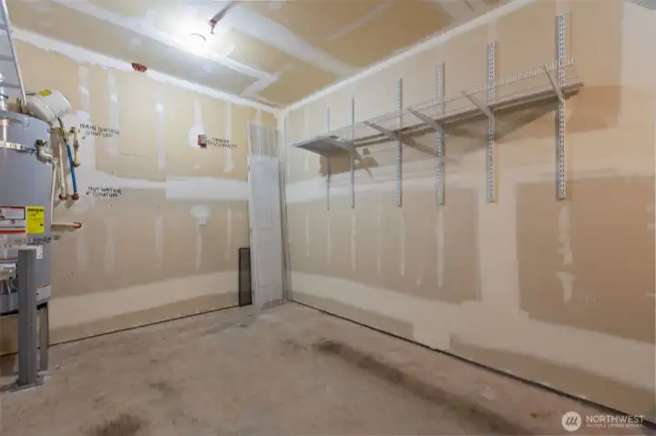 Individual garage plus off-street parking for easy access and security