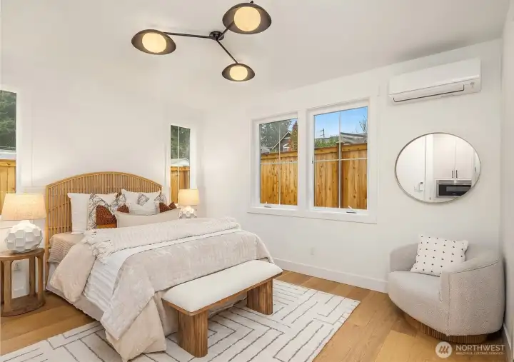 Main level primary suite