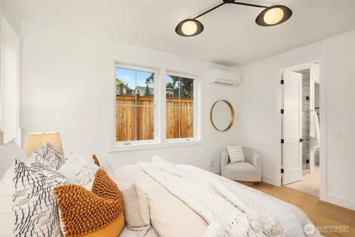 Main level primary suite