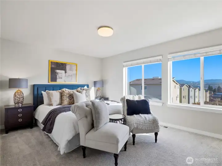 Your spacious primary suite