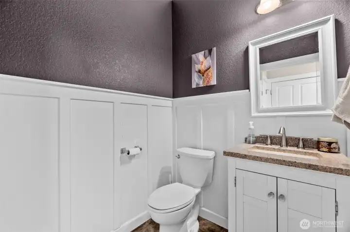 Downstairs half-bath.