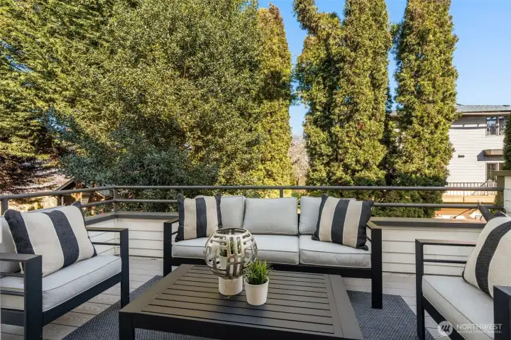 Watch the sunset or the fireworks.