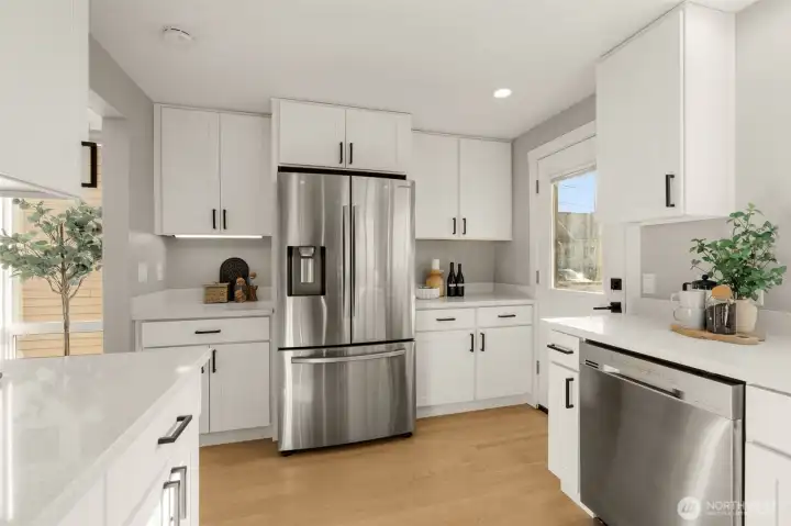 Updated appliances, great storage and pantry