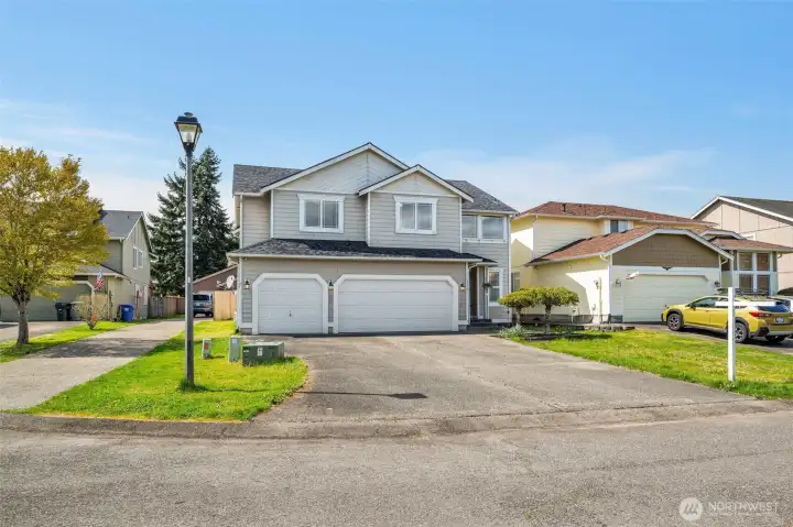 Street view with side access.