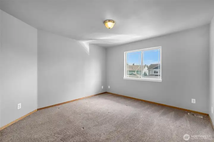 1st huge bedroom large enough for King size bed.