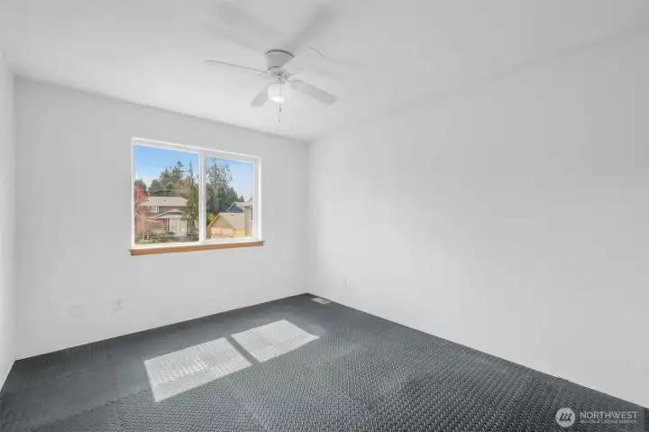 3 bedroom converted to gymn.