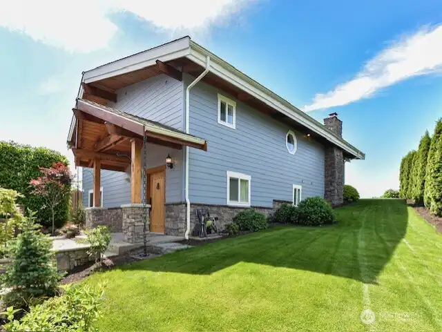 Front entry to main house.