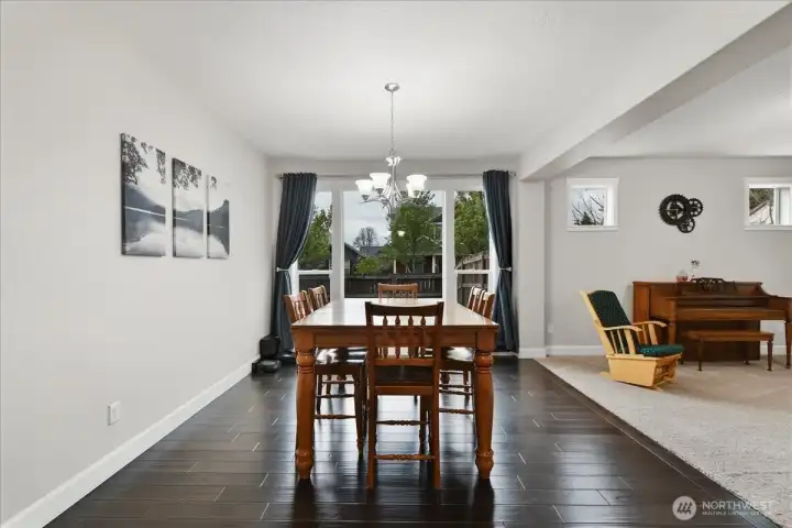 Dining room, engineered hardwood
