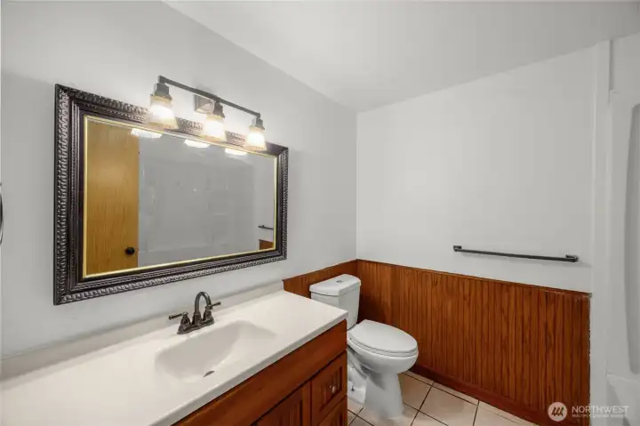 Full bath on Main Floor