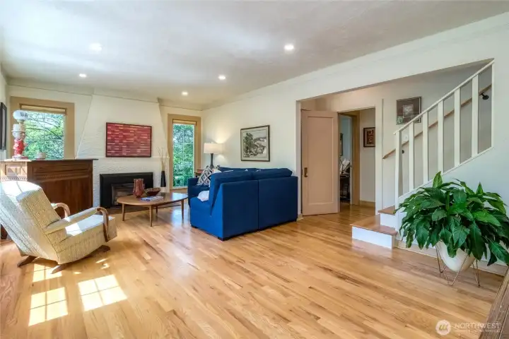 Living Room with Gas Fireplace