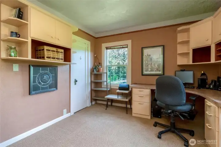 Office with a closet on the Main Floor