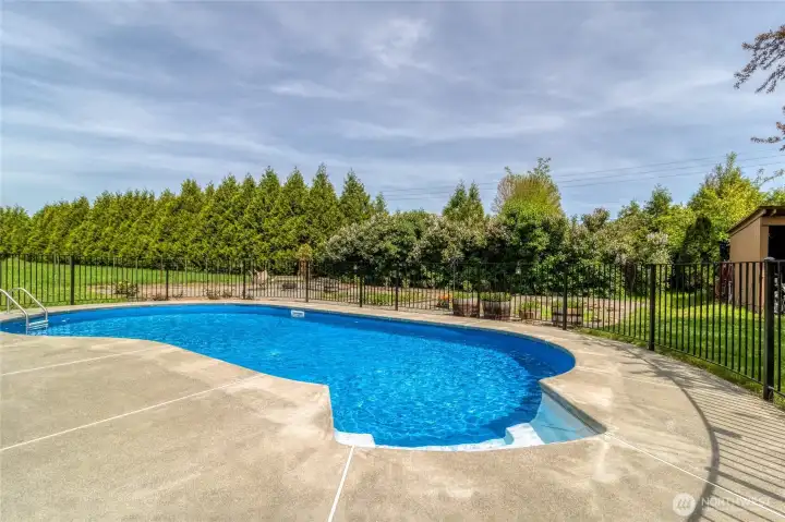 Inground Pool with new liner