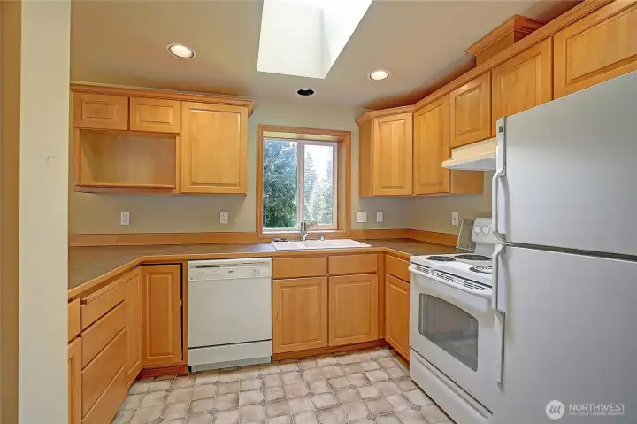 ADU Kitchen w/ tons of natural light.