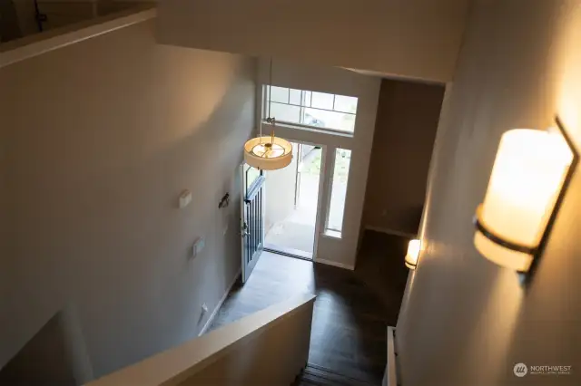 Stairwell to front door