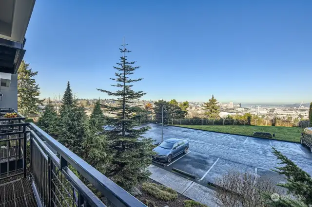 Enjoy Port of Tacoma views from your personal deck.