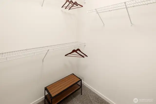 large walk-in closet