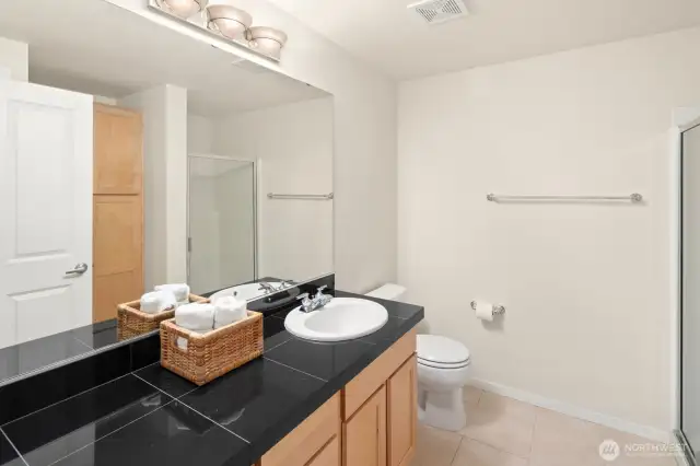 main bath with 2nd walk-in shower