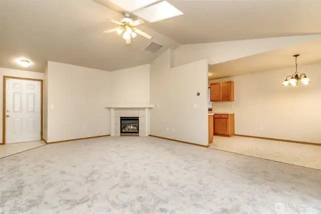 The space in this family room is fantastic.