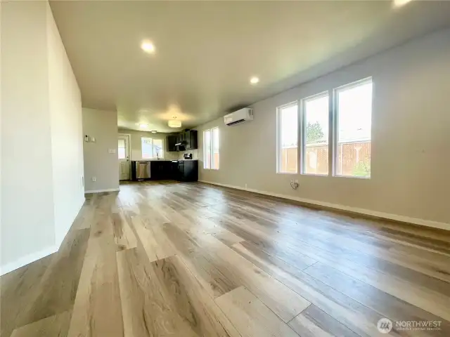 Living Area with mini-split