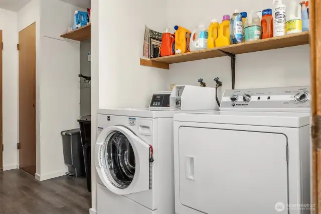 Shared Laundry & Storage