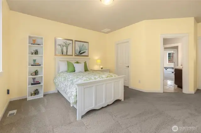 Three good sized bedroom all with access to full bathrooms.