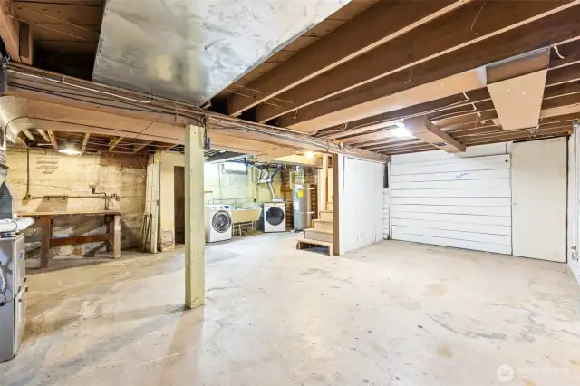 Full basement with a storage room and a finished bonus room. Washer & dryer stay!