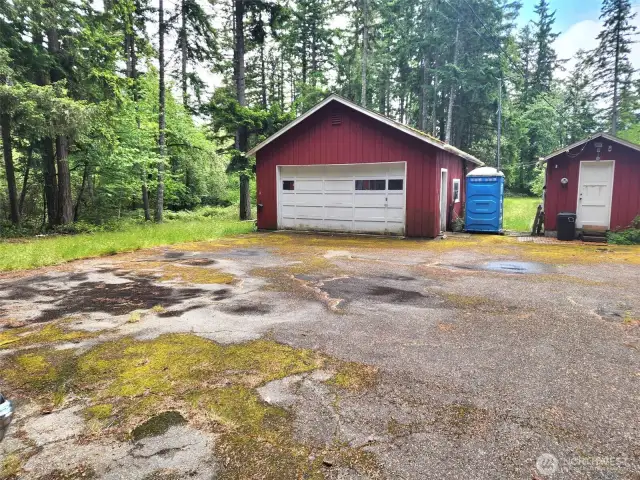 This is the only building on the property. Old Red Barn built in the 1950s