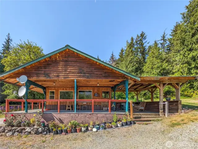 Main House and covered deck space