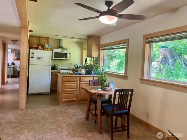 Main House Dining Room and Kitchen