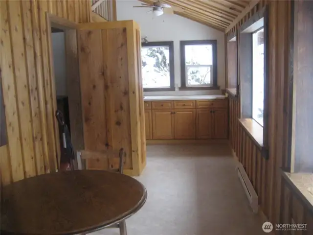 ADU Dining Area, door to Lower Bedroom (from past rental listing)