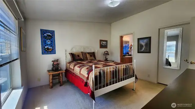 Main bedroom off the living room