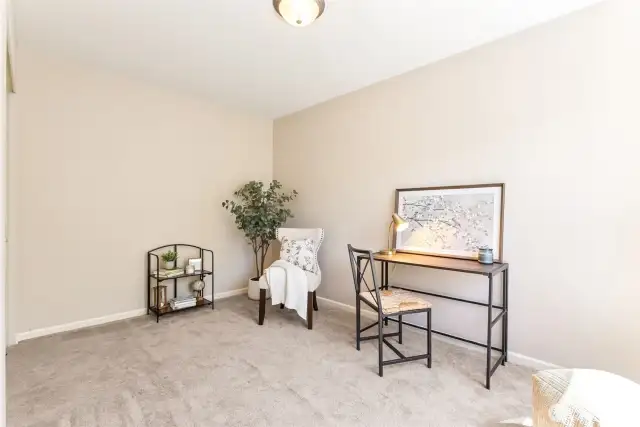 Lower level room.