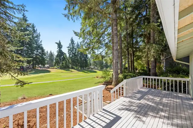 Deck w/Golf Course View