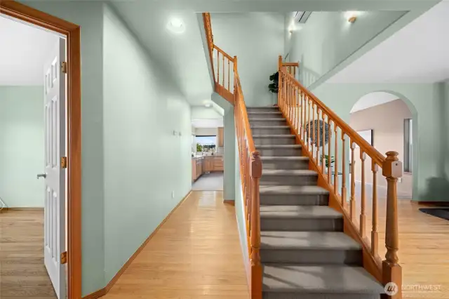 Upstairs we go!