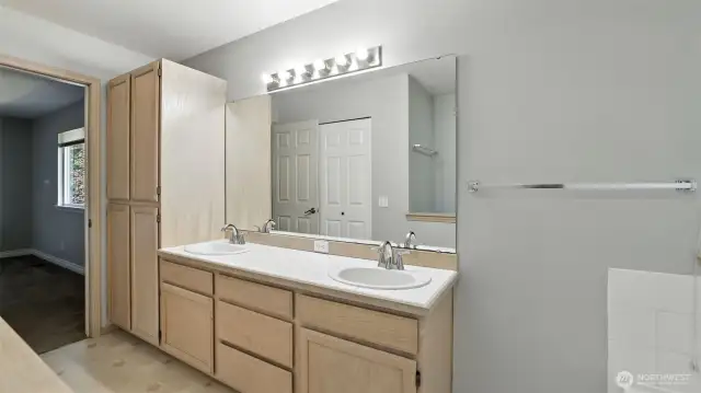 Primary suite bathroom